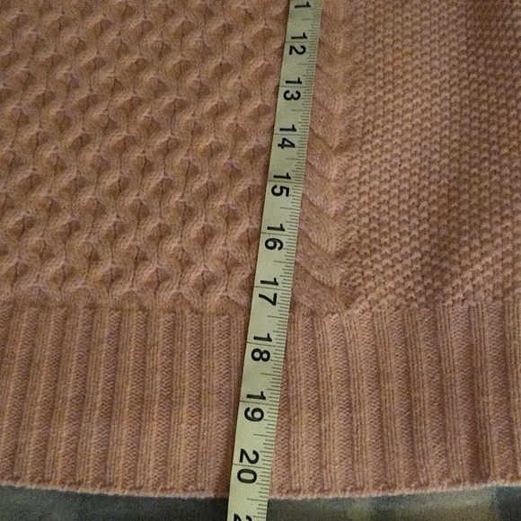 ATM baby pink thick ribbed cropped sweater size small- - Picture 7 of 9